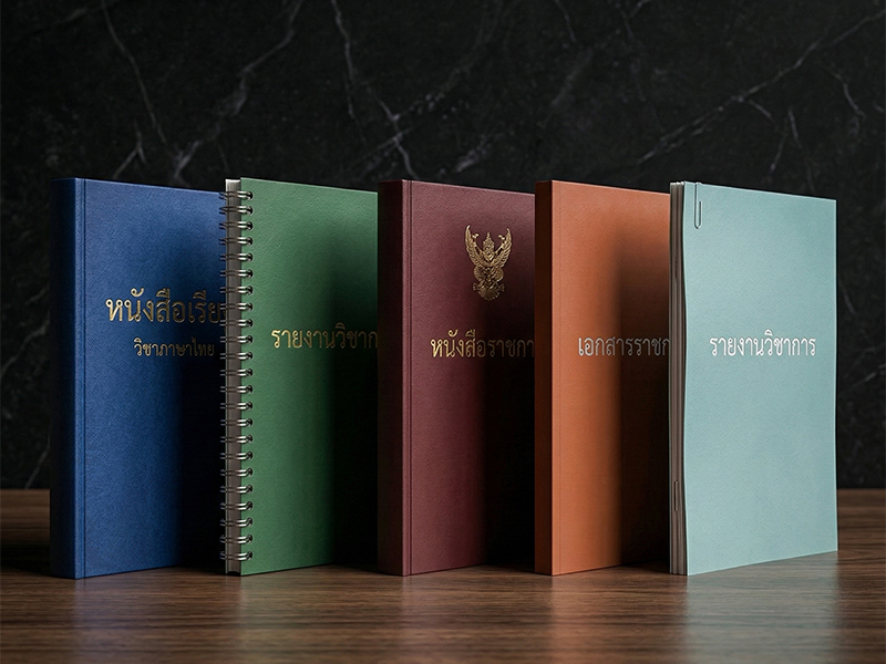 รับพิมพ์หนังสือ แคตตาล็อก ร้อยเอ็ด เรืองชัยพริ้นติ้ง